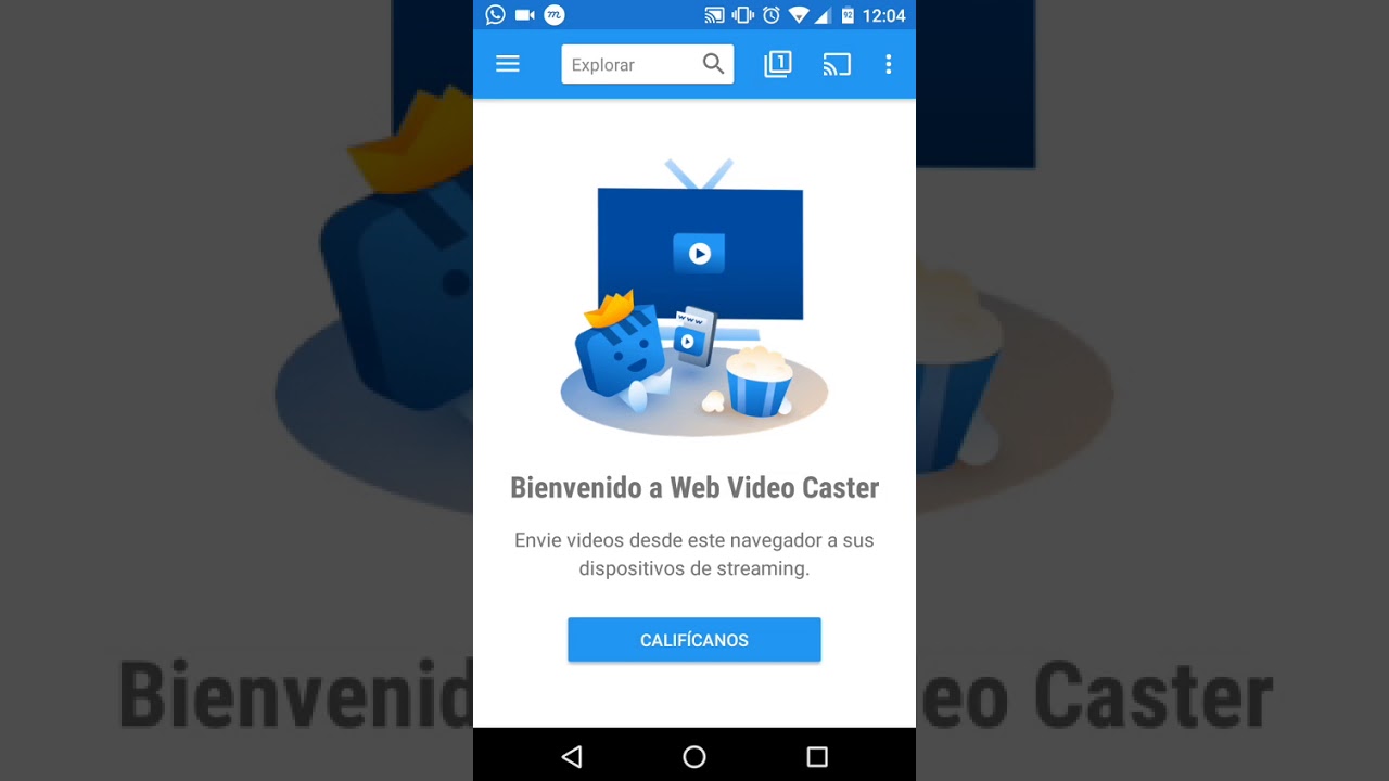 web video caster app